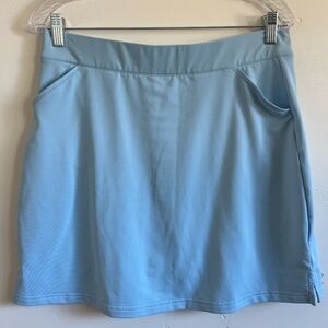 NWT Peter Millar Alice Petal Hem Golf Skort Cottage Blue L